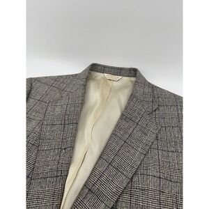 VNTG 70's Racquet Club Scottish‎ Summer Blends Sport Coat Blazer USA Made 46